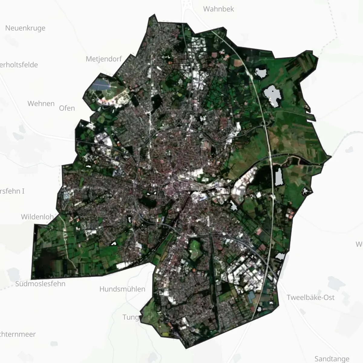 Satellit — Kreisfreie Stadt Oldenburg