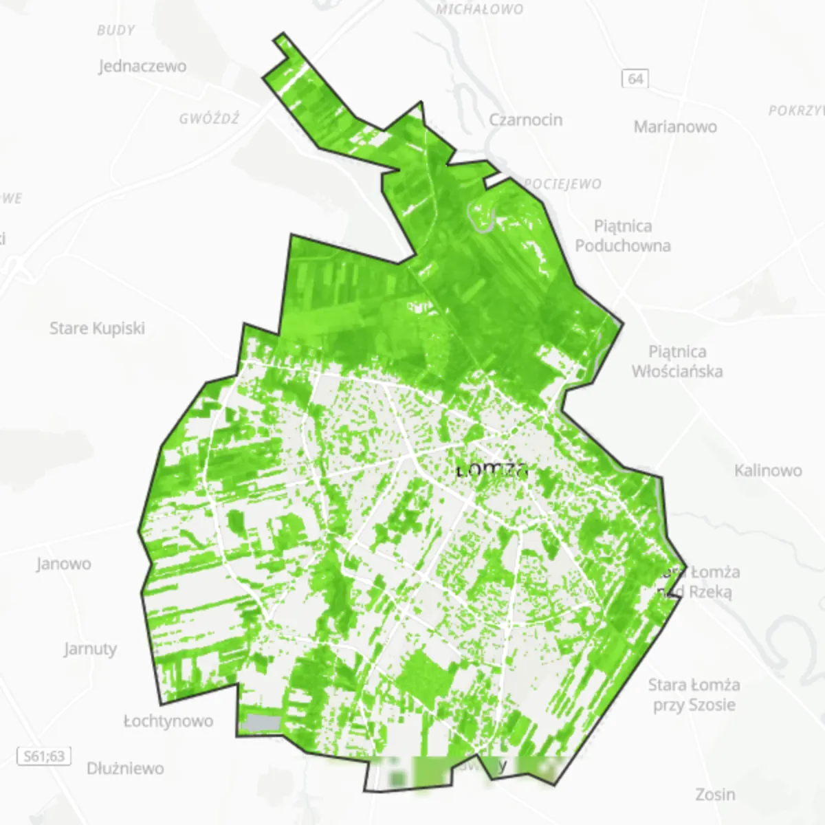 Cobertura verde — Łomża