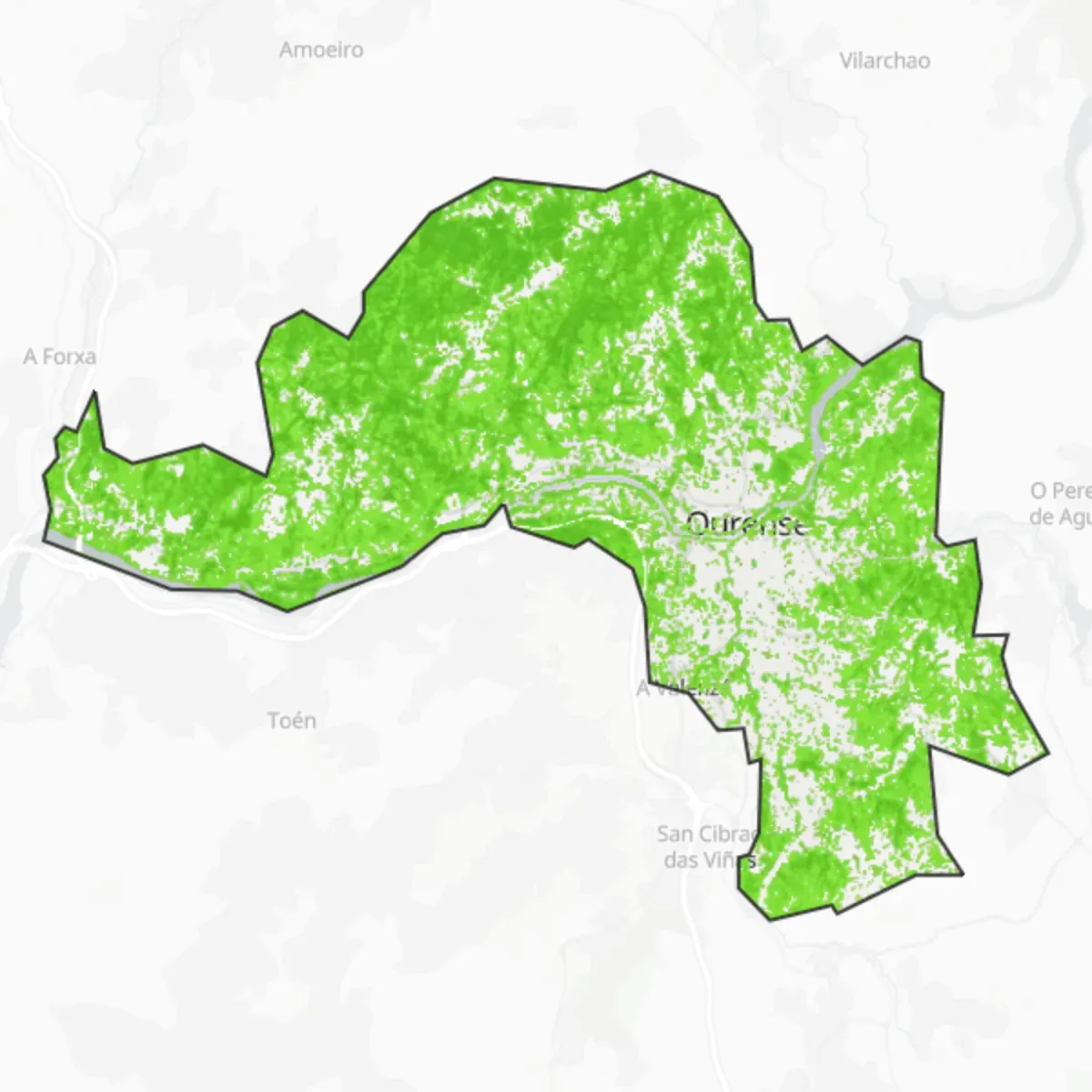 Grünfläche — Ourense