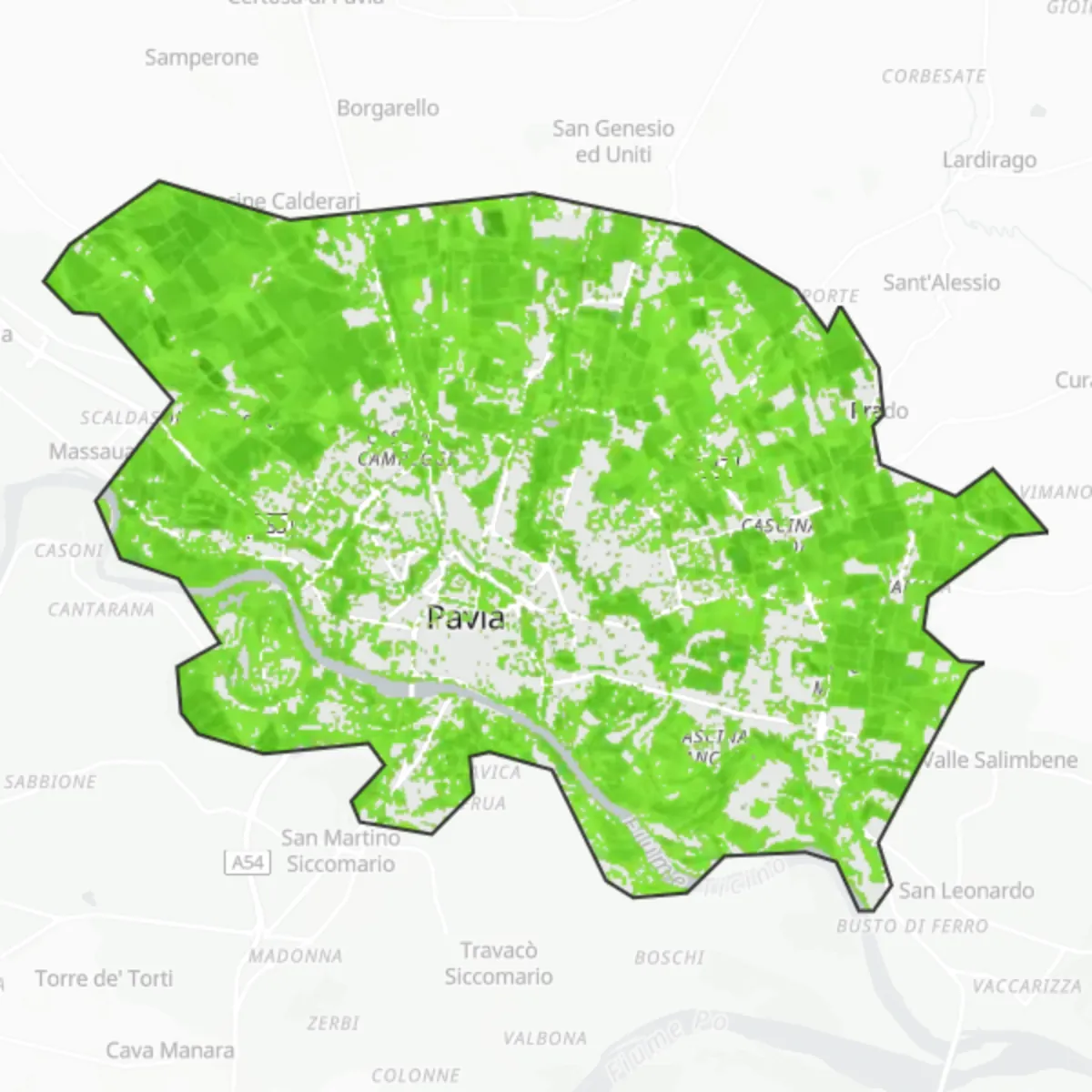 Coberta verda — Pavia