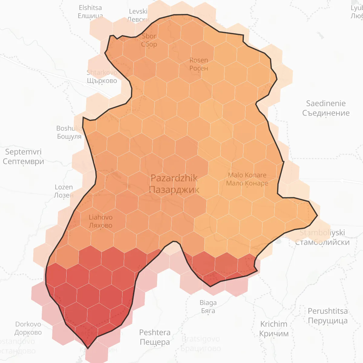 PM2.5 — Pazardzhik