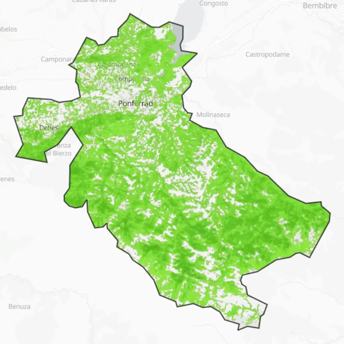 Grünfläche — Ponferrada