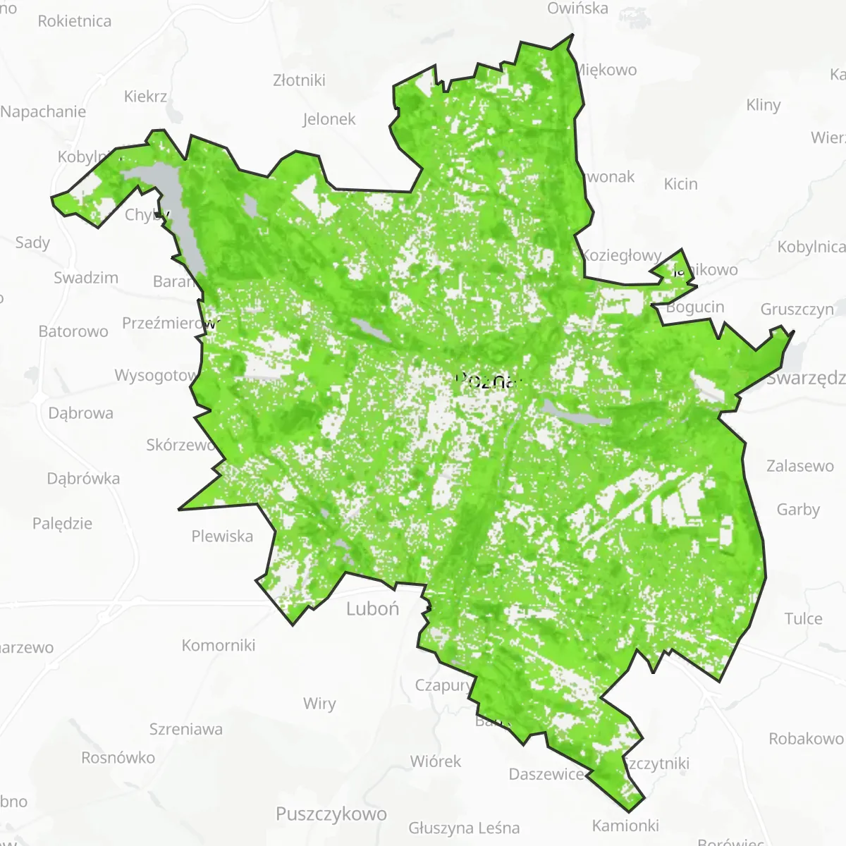 Växtlighet — Poznań