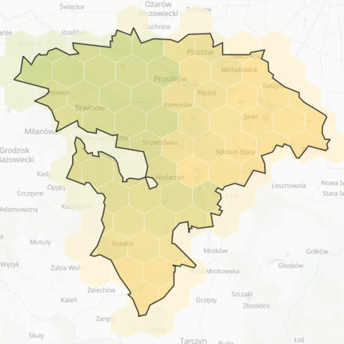 PM10 — Pruszków