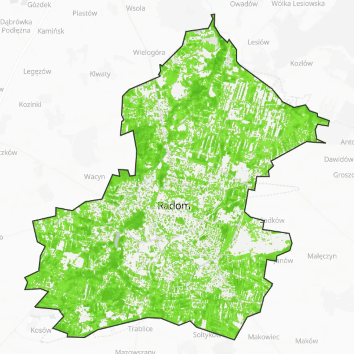 Coberta verda — Radom