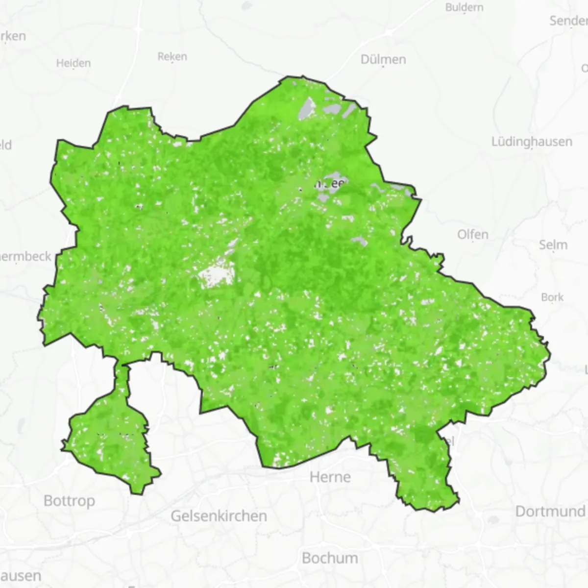 Coberta verda — Recklinghausen