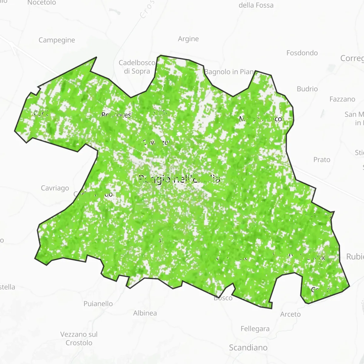 Coberta verda — Reggio nell'Emilia