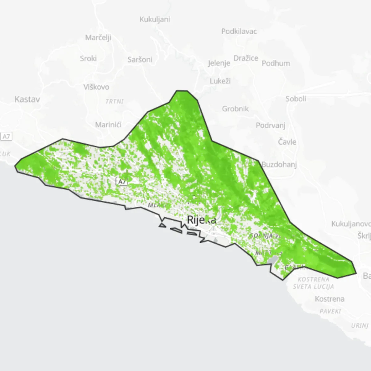 Coberta verda — Rijeka