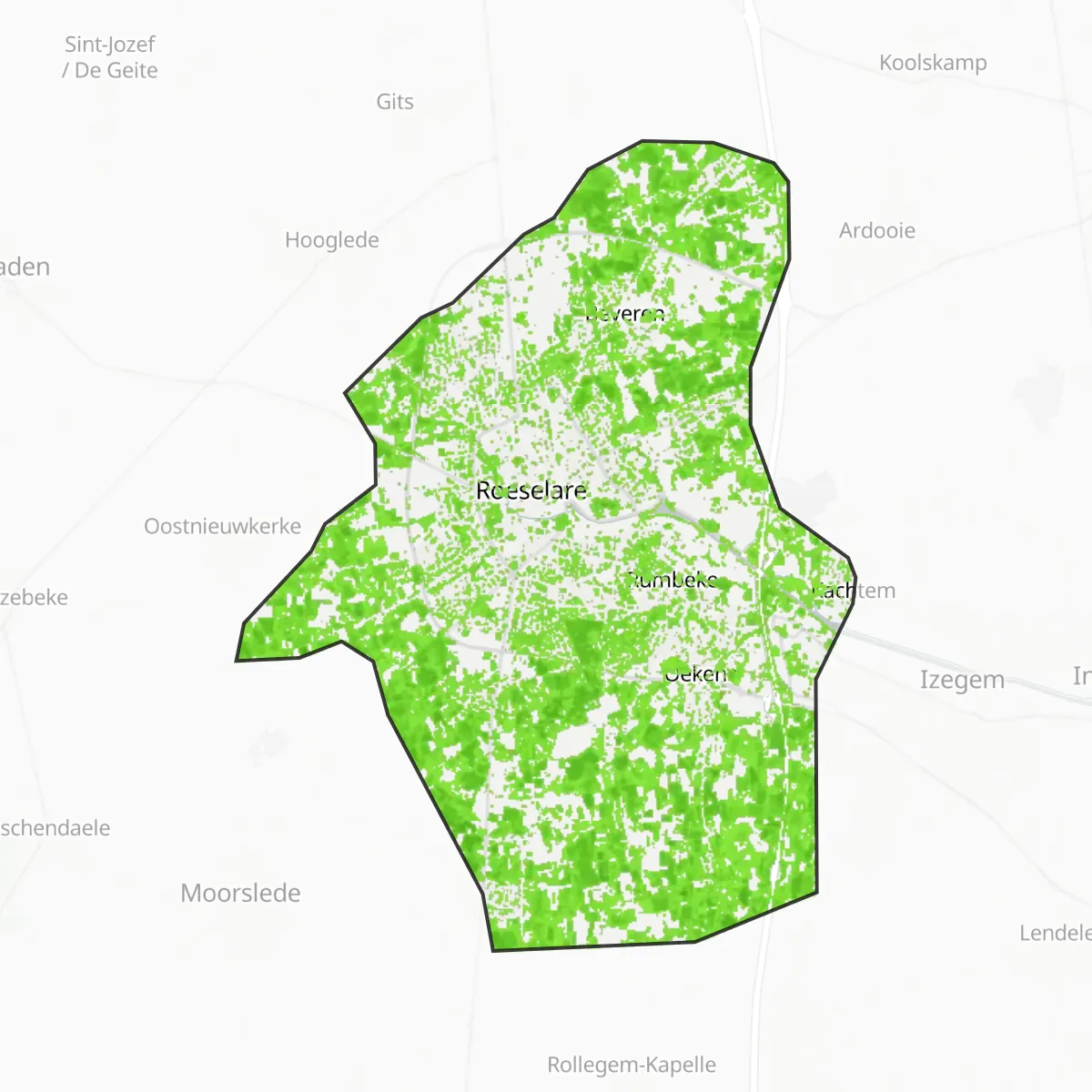 Grünfläche — Roeselare