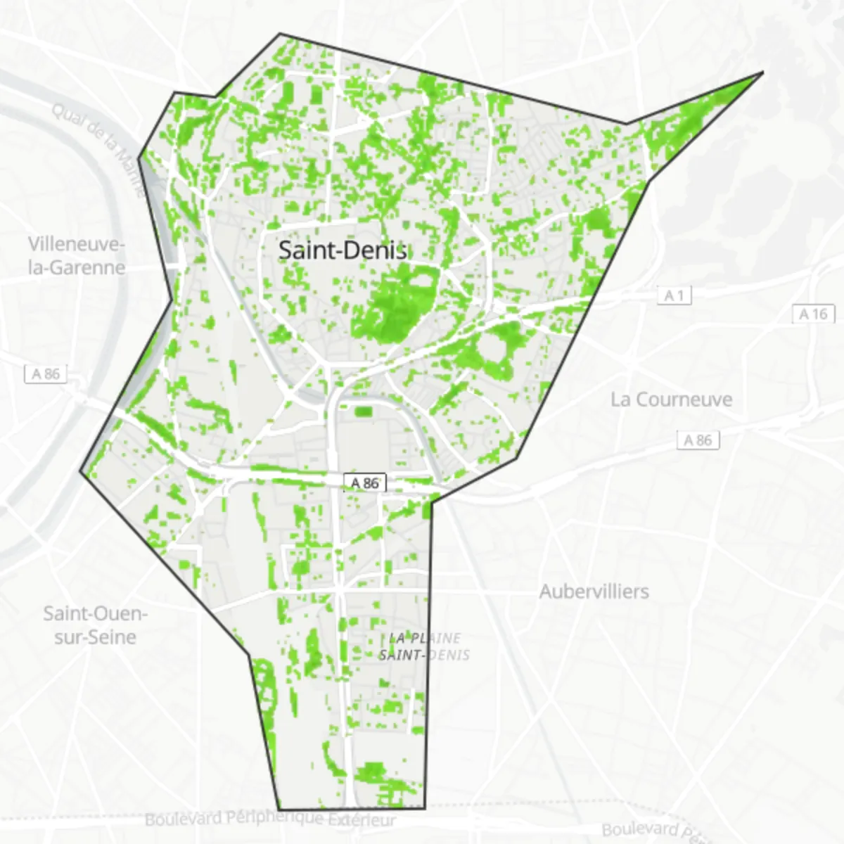 Coberta verda — Saint-Denis