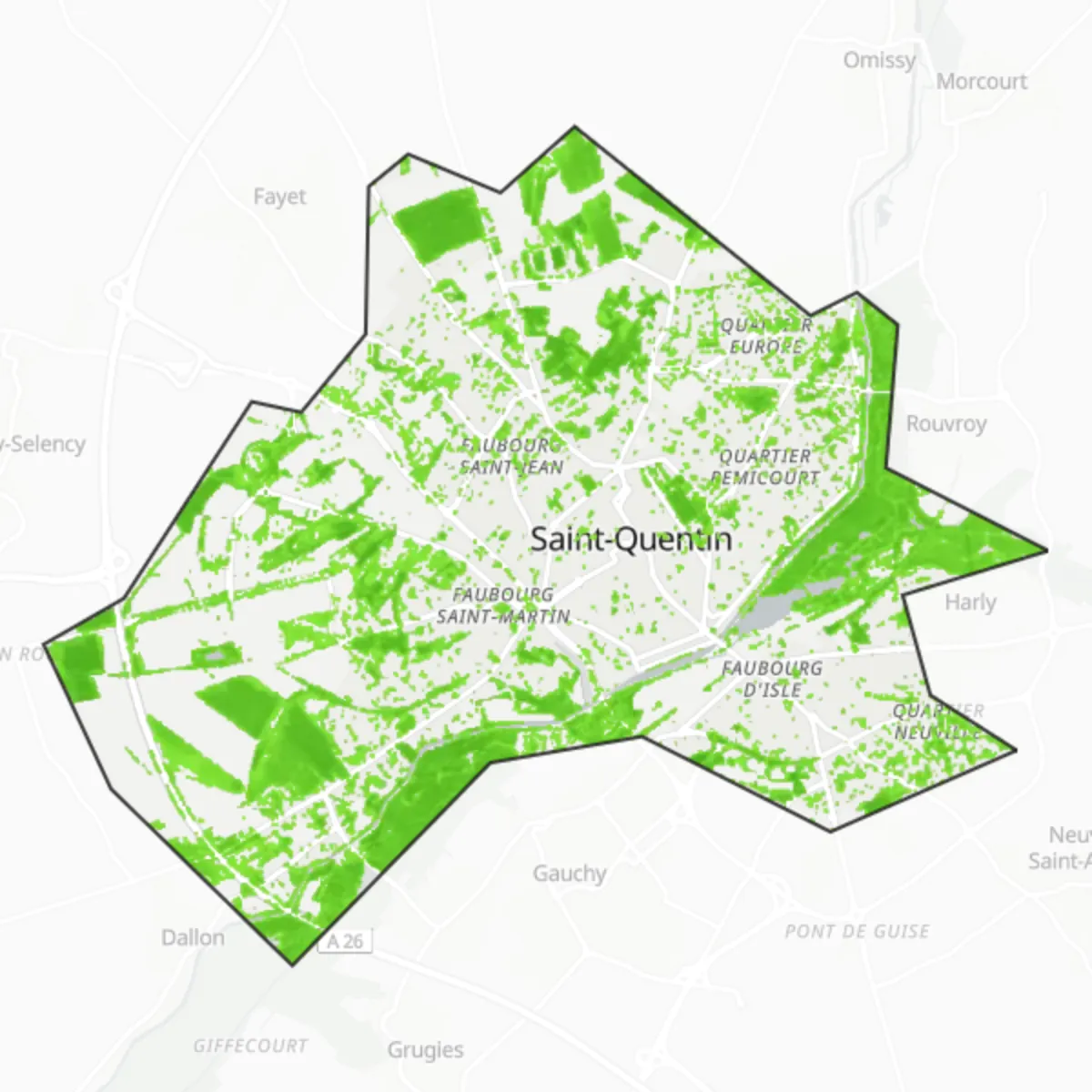 Zieleń — Saint-Quentin
