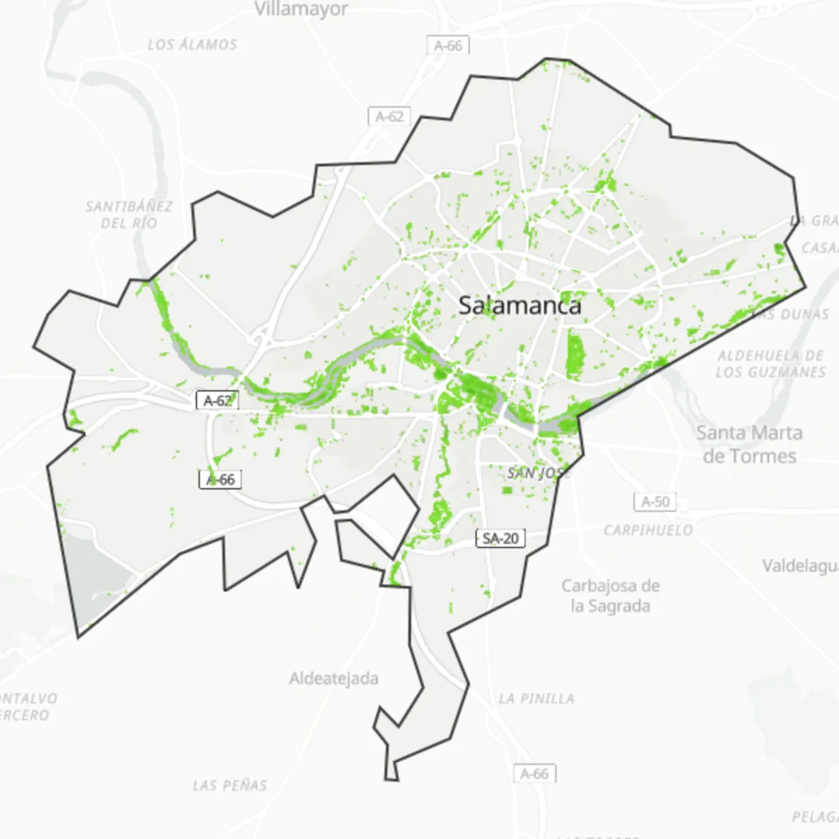 Grünfläche — Salamanca