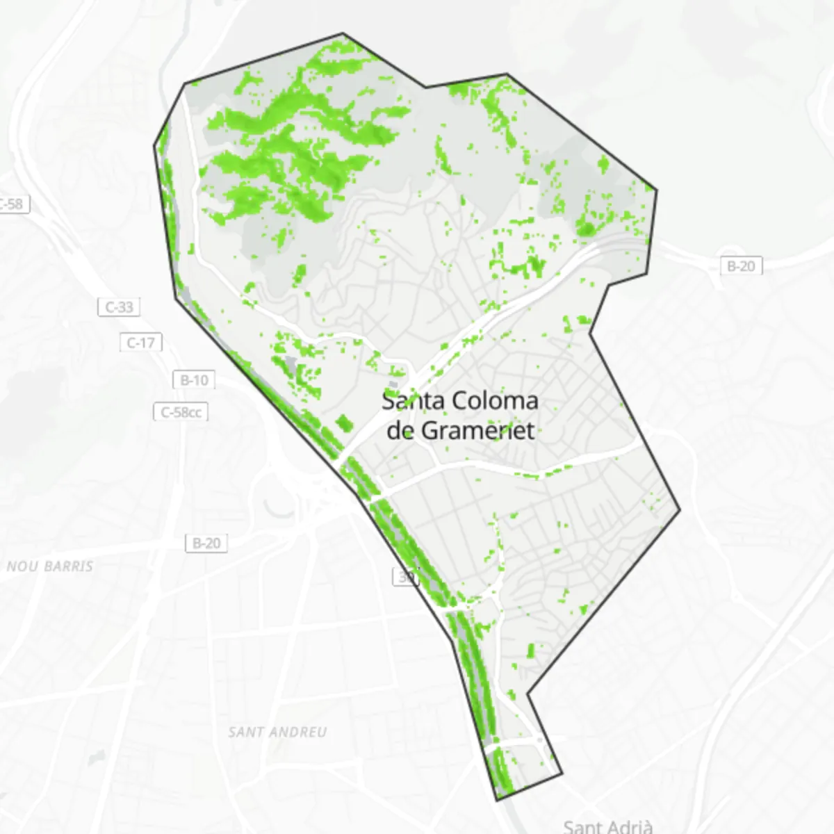 Copertura verde — Santa Coloma de Gramenet