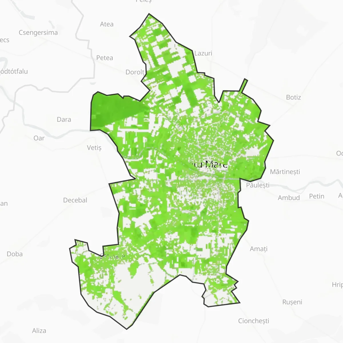 Copertura verde — Satu Mare