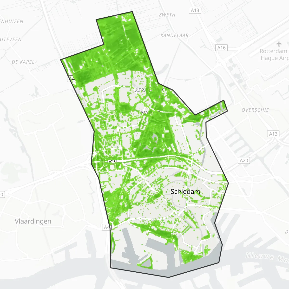 Zelený pokryv — Schiedam