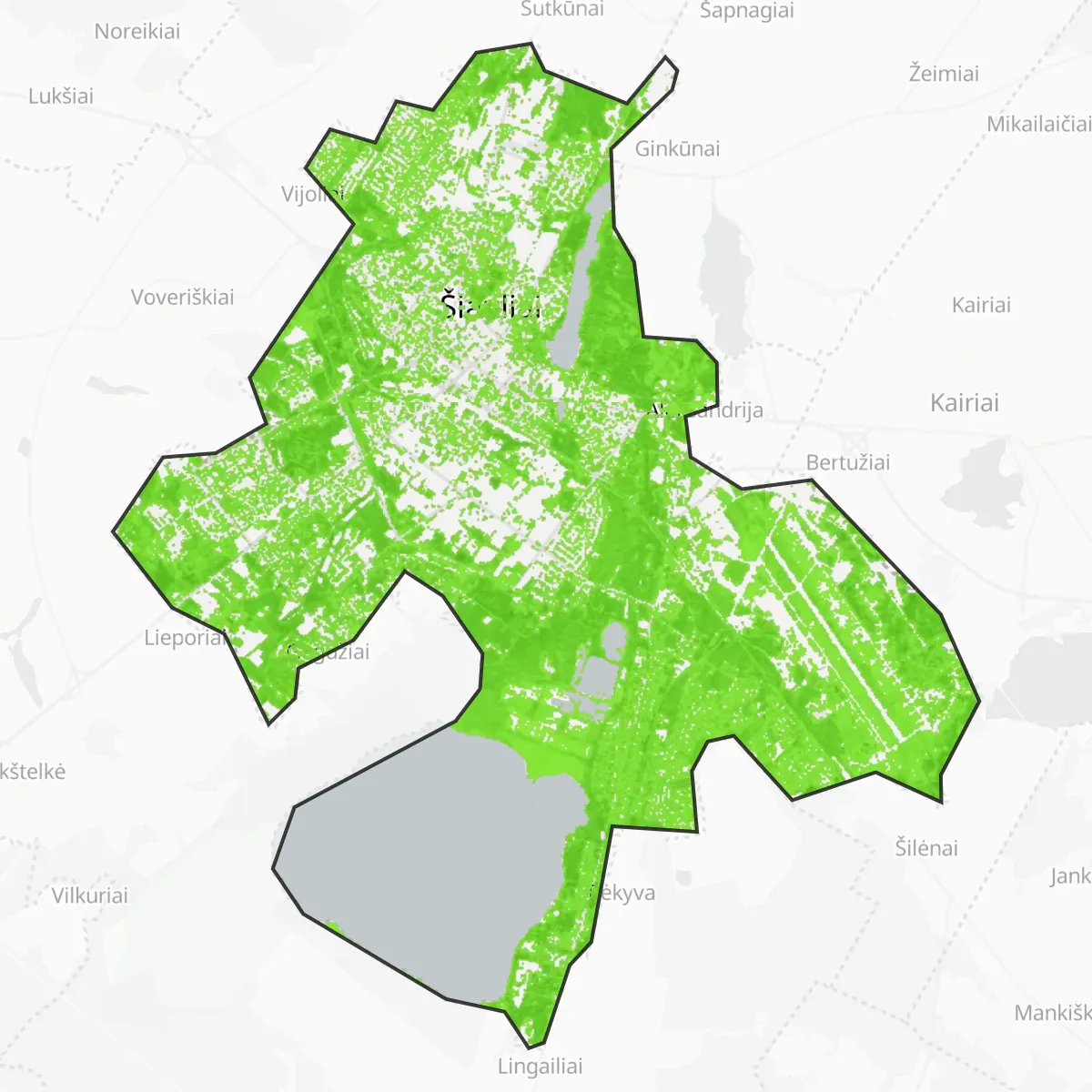 Grønt dække — Šiauliai
