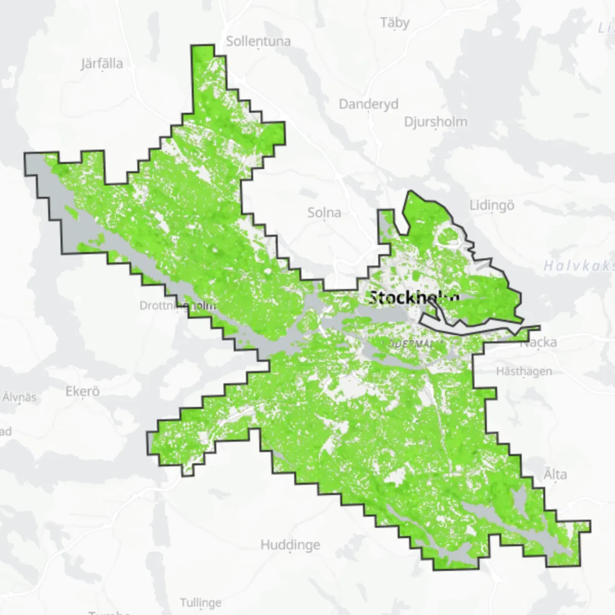 Zöldfelület — Stockholm