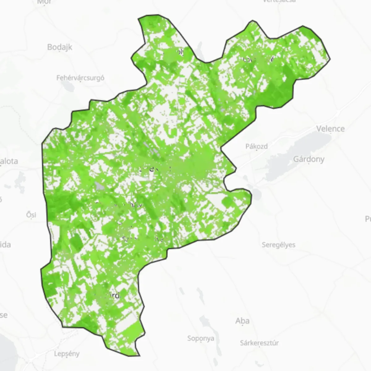 Coberta verda — Székesfehérvár