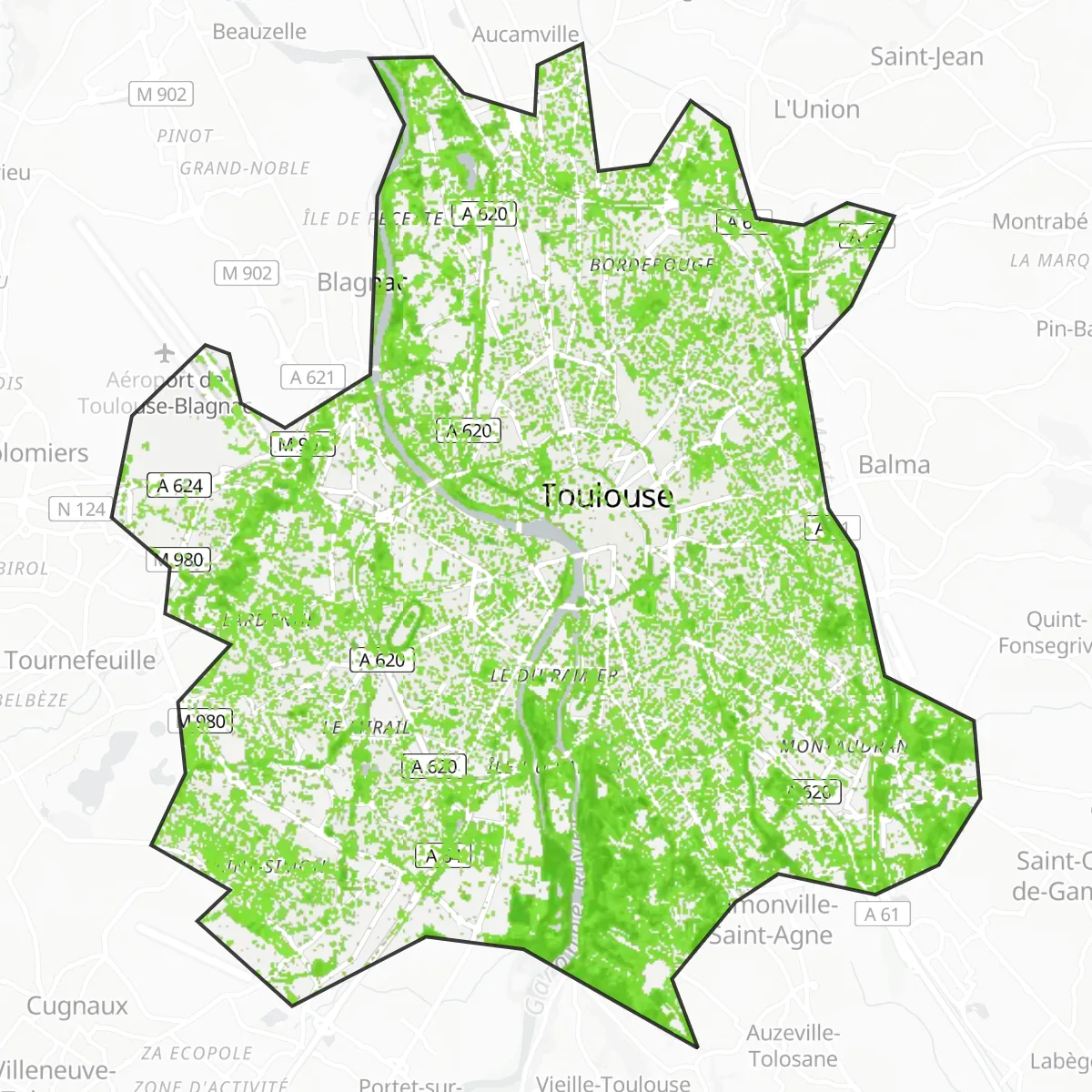 Coberta verda — Tolosa de Llenguadoc
