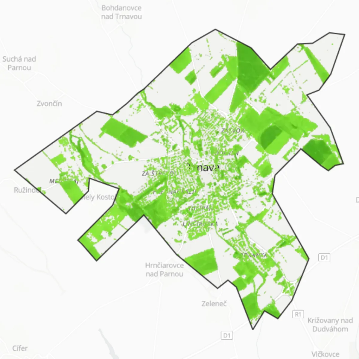 Grønt dække — Trnava