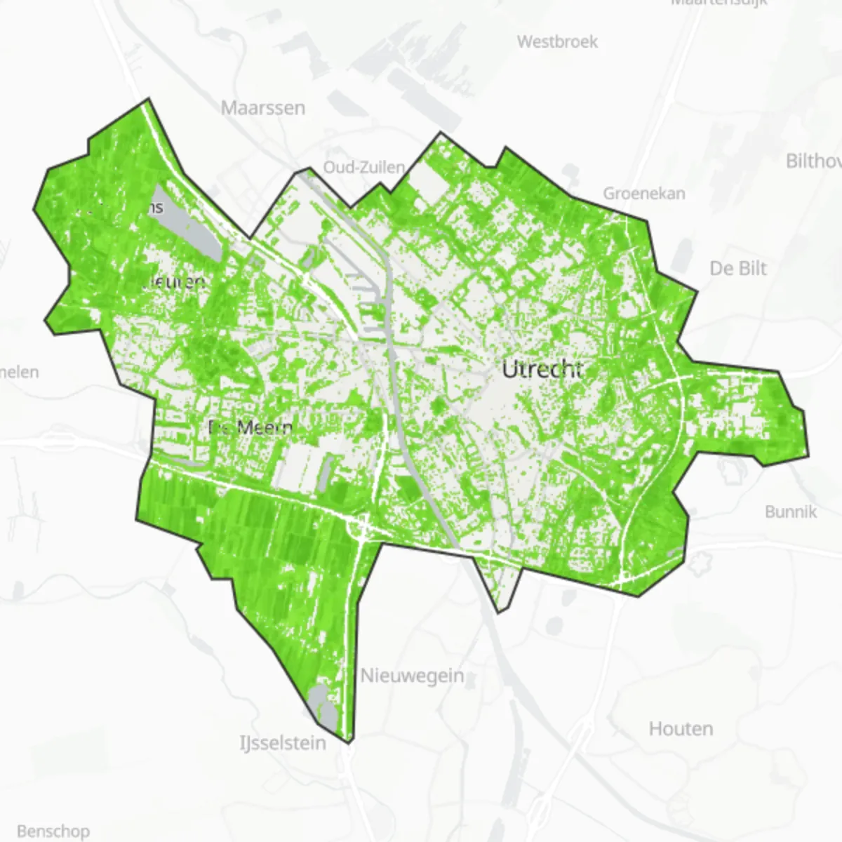 Cobertura verde — Utrecht