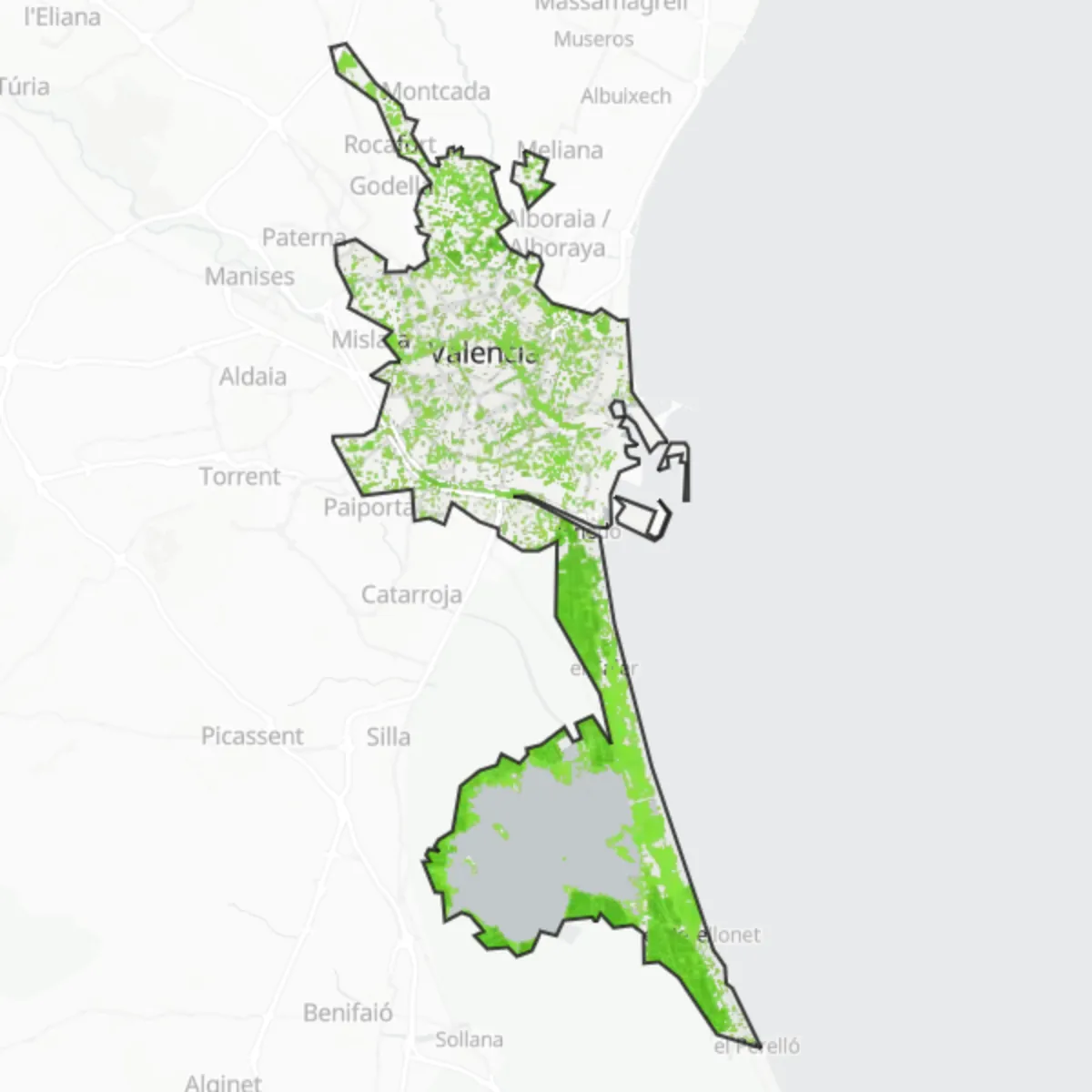 Coberta verda — Ciutat de València
