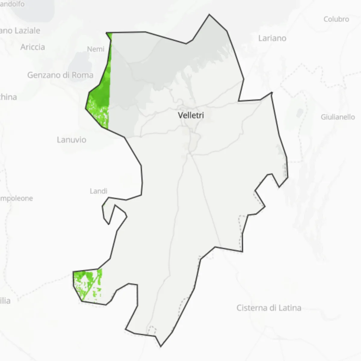 Zieleń — Velletri