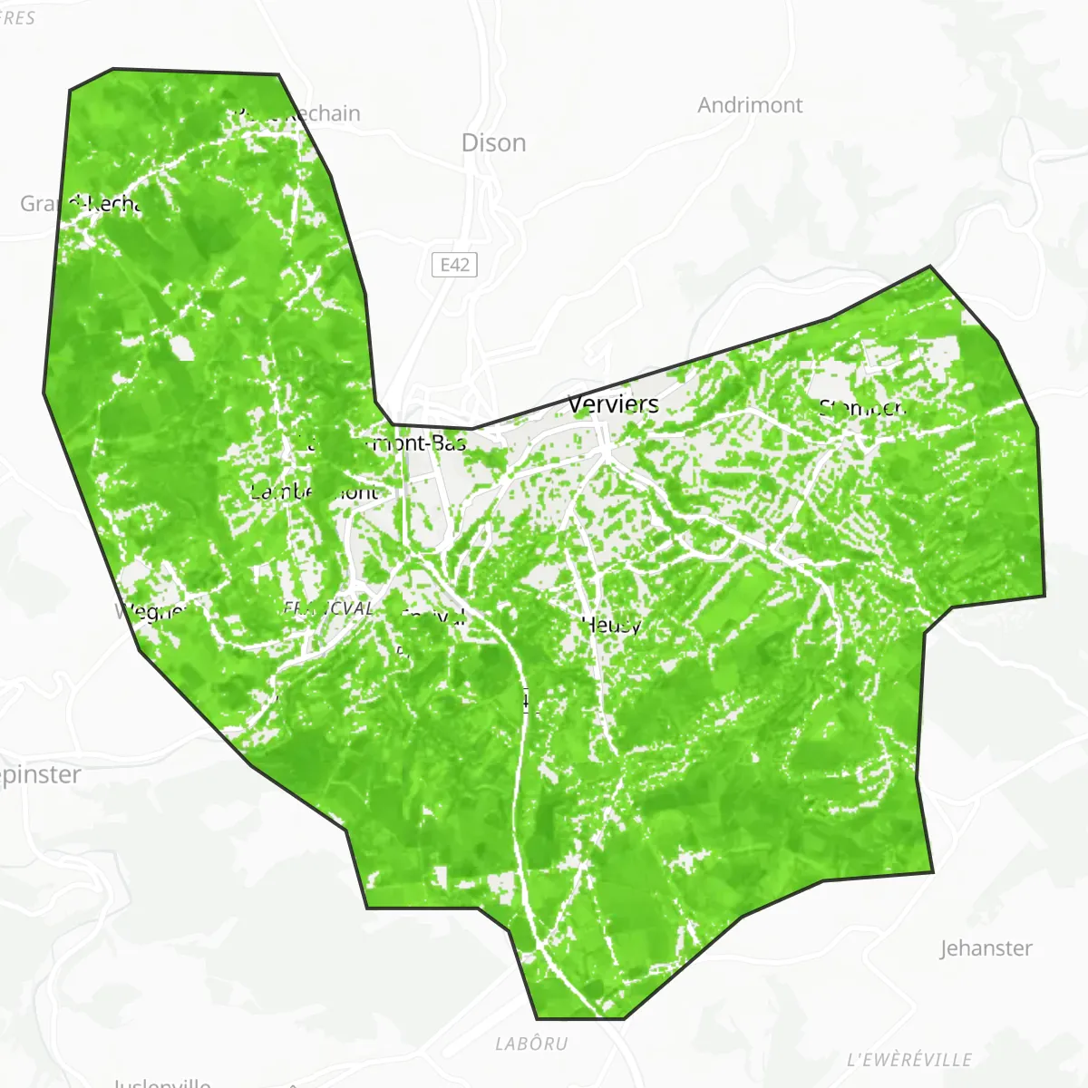 Grünfläche — Verviers