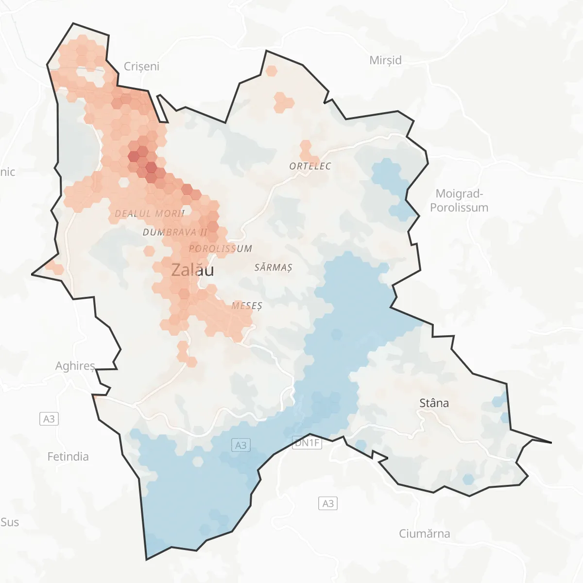 Temperatura — Zalău