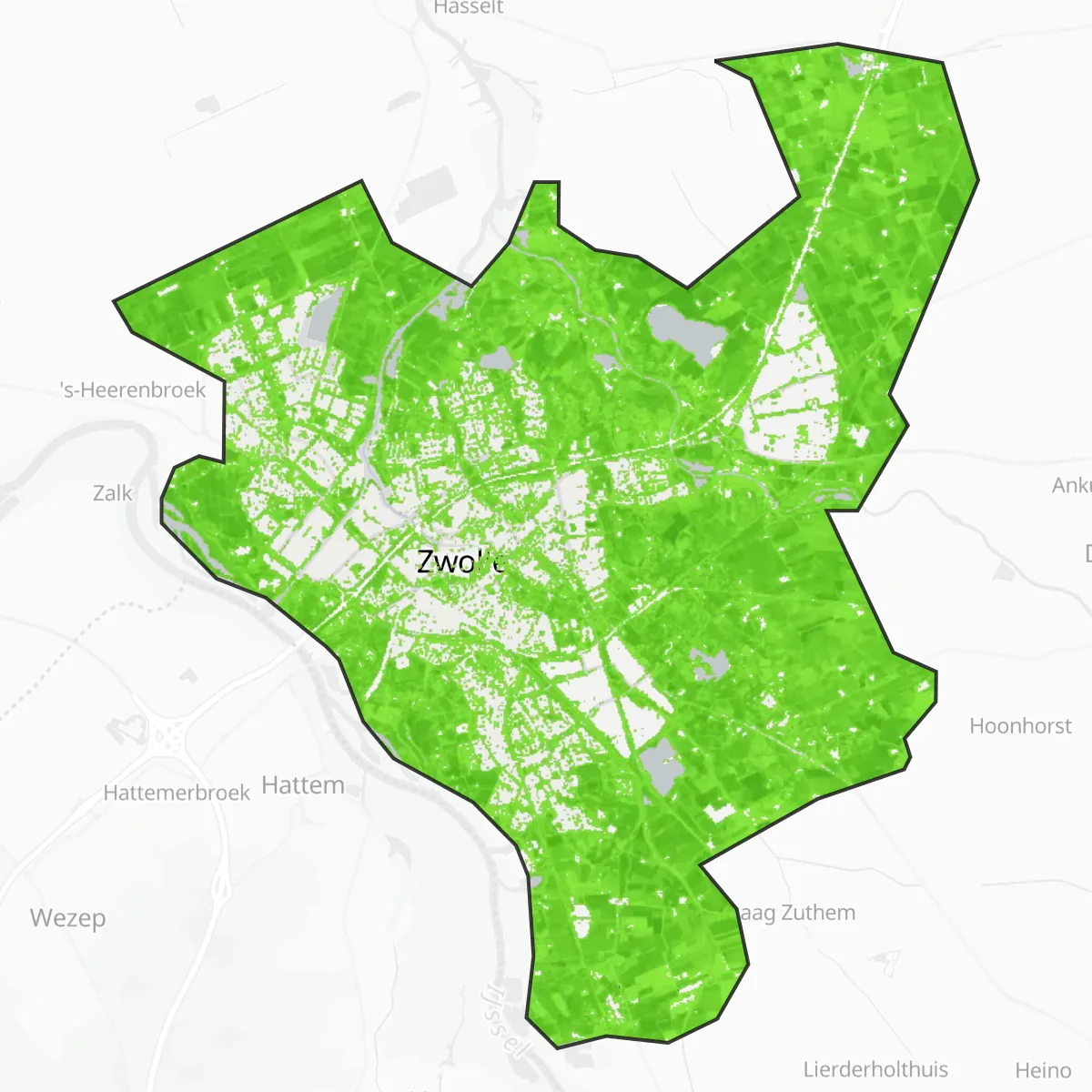 Zelený pokryv — Zwolle